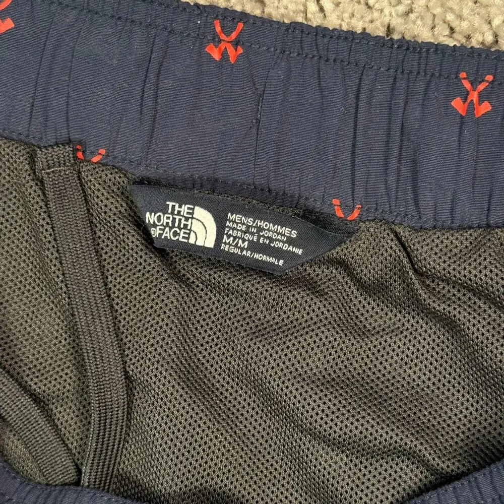 The North Face Short Mens Medium PICKAXE Design Pull-on Swim Board Nylon Pockets